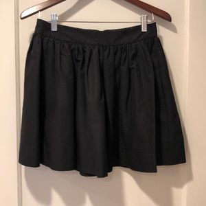 Black mini ruffle skirt, Kate spade